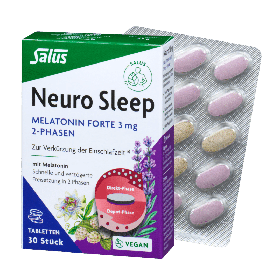 Neuro Sleep Melatonin Forte 3 mg, 30 stk. von Salus