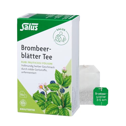 Salus - Brombeerblätter Tee - 1x 15 Filterbeutel (27 g) - Kräutertee - nicht fermentiert - Rubi fructicosi folium - vollmundig herber Geschmack - unfermentiert - bio von Salus