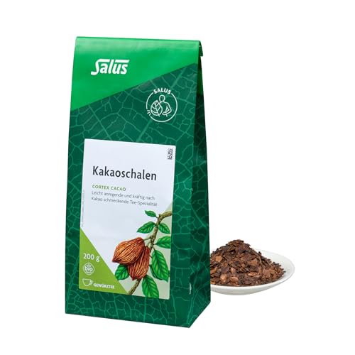 Salus - Kakaoschalen Tee - 1x 200 g Beutel - lose - Kräutertee - Cortex cacao - leicht anregend - kräftig nach Kakao schmeckende Tee-Spezialität - bio von Salus