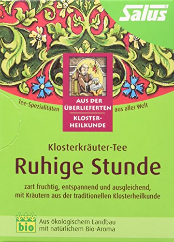 Salus Ruhige Stunden Klosterkräuter-Tee, 3er Pack (3 x 27 g) von Salus