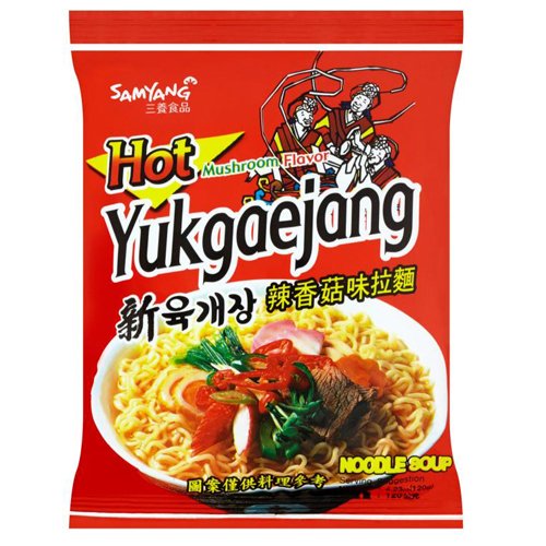 Samyang Yukgaejang Heißer Pilzgeschmack, 20 Packungen von Samyang Food