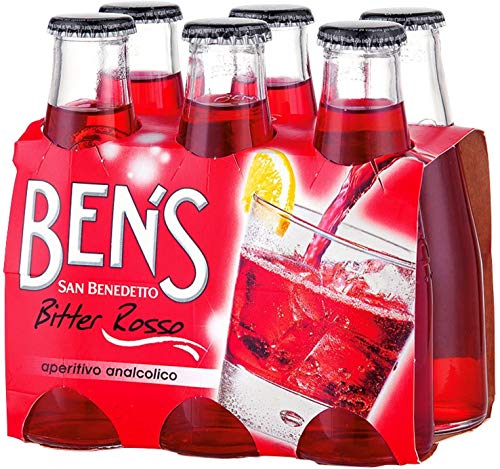 24x San Benedetto Ben's bitter rosso aperitivo 100ml Aperitif ohne Alkohol bitter von San Benedetto