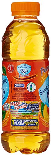 24x San benedetto Eistee Pfirsich The' Pesca PET 50 cl tea the erfrischend von San Benedetto