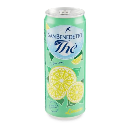 24x San benedetto Eistee Zitrone The' Limone Dose 330 ml tea the erfrischend von San Benedetto