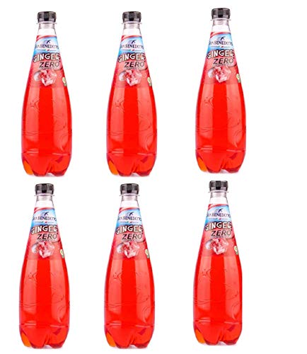 6x San Benedetto Ginger zero PET Flasche ohne zucker 75cl Ingwer bitter von San Benedetto