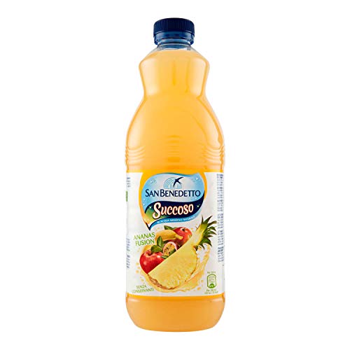 6x San Benedetto Succoso Ananas Fusion PET flasche 1,5 Lt Fruchtsaft saft von San Benedetto