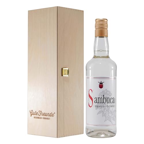 San Faustino Sambuca Likör mit Geschenk-Holzkiste von San Faustino