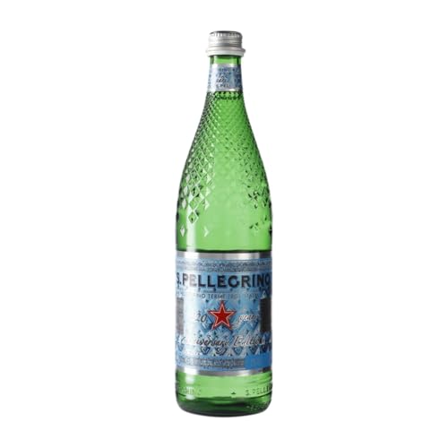 Wasser 15 Einheiten Box San Pellegrino Frizzante Gas Sparkling 75 cl von San Pellegrino SpA