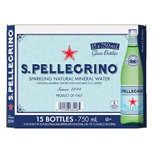 San Pellegrino, Sparking Natural Mineral Water, 750 ML / 15PK Glass Bottles by San Pellegino von San Pellegrino