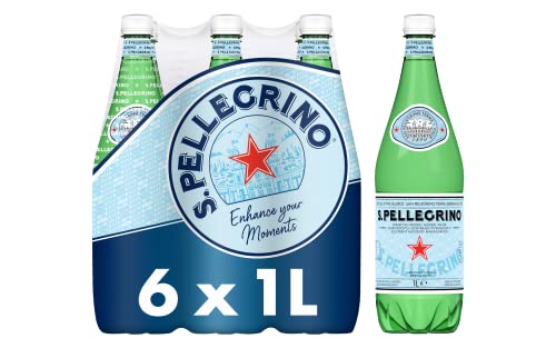 San Pellegrino Funkelndes natürliches Mineralwasser, 6 x 1 l von S.Pellegrino