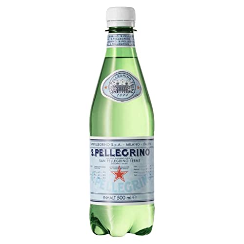 SanPellegrino Natürliches Mineralwasser, 24er Pack, 24 x 500 ml inc. 6.00€ EINWEG Pfand von San Pellegrino