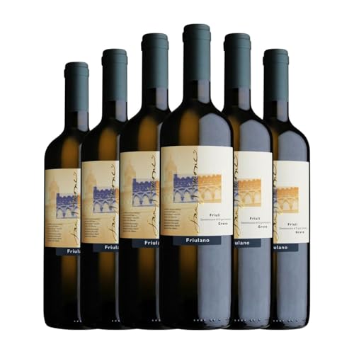 San Simone di Brisotto Prestige Chardonnay Friuli-Venezia Giulia 75 cl Weißwein (Karton mit 6 Flaschen von 75 cl) von San Simone di Brisotto