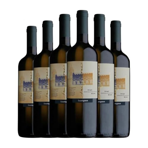 San Simone di Brisotto Prestige Sauvignon Weiß Friuli-Venezia Giulia 75 cl Weißwein (Karton mit 6 Flaschen von 75 cl) von San Simone di Brisotto