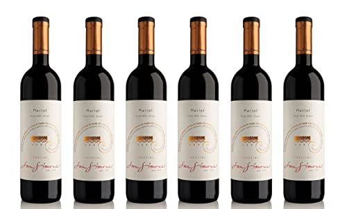 6x 0,75l - 2019er - San Simone - Prestige - Merlot - Friuli Grave D.O.P. - Friaul - Italien - Rotwein trocken von San Simone