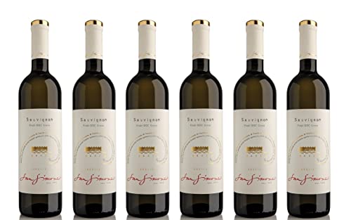 6x 0,75l - 2019er - San Simone - Prestige - Sauvignon - Friuli Grave D.O.P. - Friaul - Italien - Weißwein trocken von San Simone