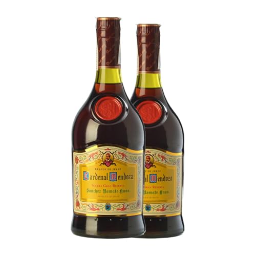 Brandy Sánchez Romate Cardenal Mendoza Jerez-Xérès-Sherry 70 cl (Schachtel mit 2 Flaschen von 70 cl) von Sánchez Romate Hnos