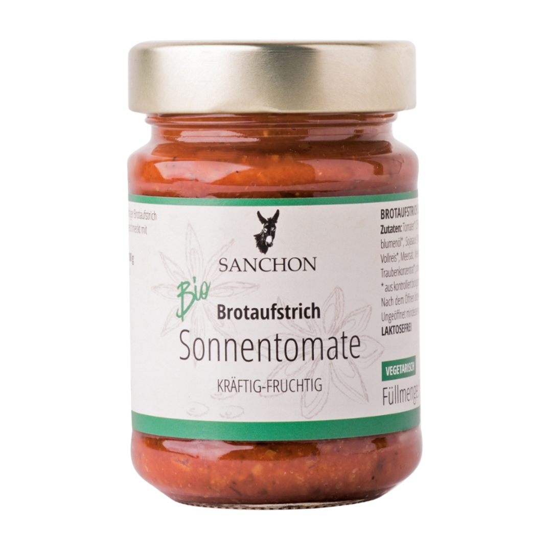 Bio Brotaufstrich Sonnentomate von Sanchon