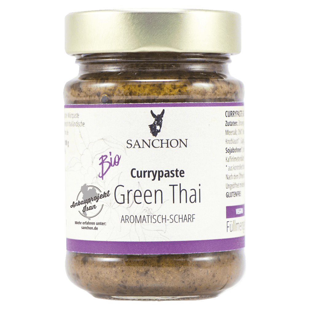 Bio Green Thai Currypaste von Sanchon