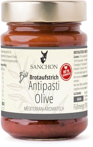 Brotaufstrich Antipasti Olive, Sanchon 12 x 190 gr von Sanchon