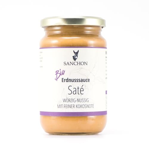 Erdnusssauce Saté, Sanchon 12 x 320 ml von Sanchon