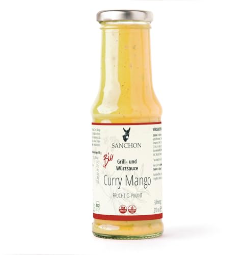 Grill-und Würzsauce Curry Mango, Sanchon 18 x 210 ml von Sanchon