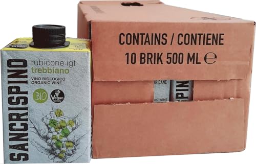 Sancrispino Bio Trebbiano Rubicone IGT brik 500 ml von Sancrispino