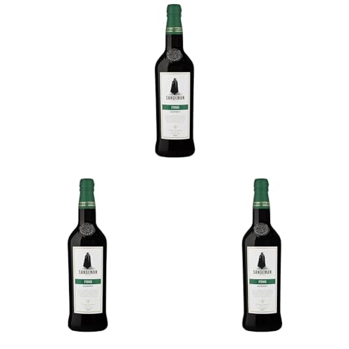 Sandeman - Classic Fino Sherry Wine, Trocken (1 x 0.75 l) (Packung mit 3) von Sandeman