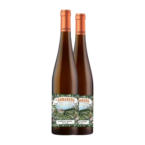 Sankt Annaberg Burrweiler Schäwer Riesling Pfälz 75 cl Weißwein (Karton mit 2 Flaschen von 75 cl) von Sankt Annaberg