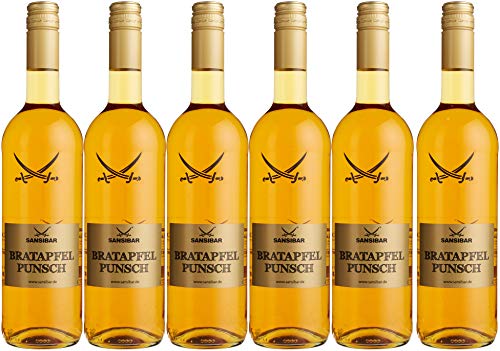 Sansibar Bratapfel-Punsch Weinhaltiges Getränk, 6 x 745 ml von FOXCUP