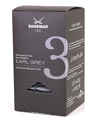 Sansibar Tee Nr. 3 Earl Grey Intensive Bergamotte, aromatisiert von ebaney
