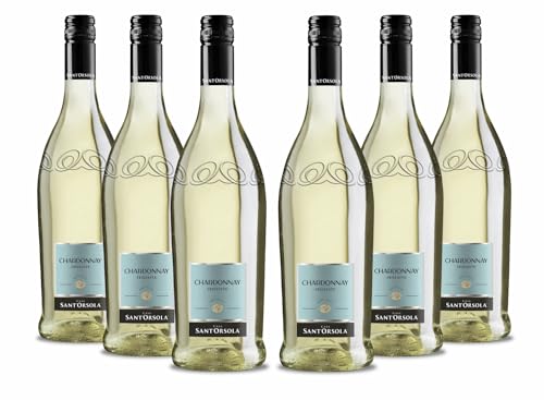 Casa Sant'Orsola Mirage - Chardonnay-Schaumwein 11,5%, aus Chardonnay-Traube, harmonischer Geschmack, mit einer für die Rebe typischen frischen Ader, 6x750 ml von Sant'Orsola