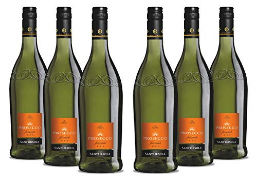 Sant'Orsola Prosecco DOC Frizzante Schaumwein NV trocken (6 x 0.75 l) von Sant'Orsola