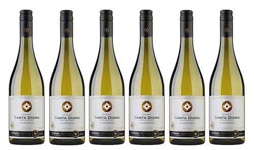 6x 0,75l - 2023er - Miguel Torres - Santa Digna - Reserva - Chardonnay - Chile - Weißwein trocken von Santa Digna