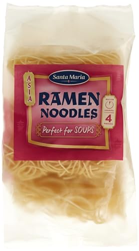 Santa Maria Ramen-Nudeln Perfekt für Suppen, 4 Portionen 200 g von Santa Maria