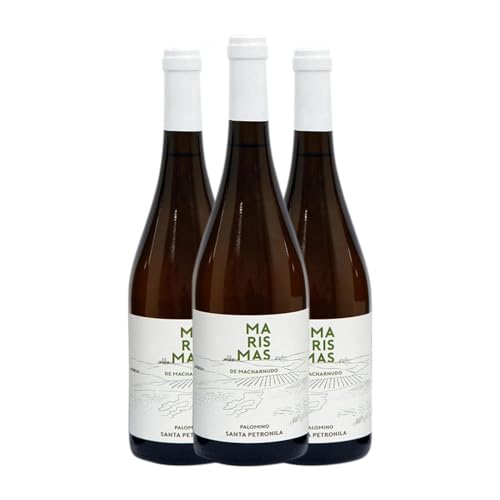 Santa Petronila Marismas Palomino Fino Vino de la Tierra de Cádiz 75 cl (Schachtel mit 3 Flaschen von 75 cl) von Distribuidor