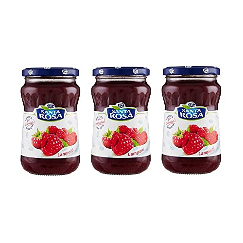 3x Santa Rosa Lamponi Italienische Himbeermarmelade 350g Konfitüren Marmelade von Santa Rosa