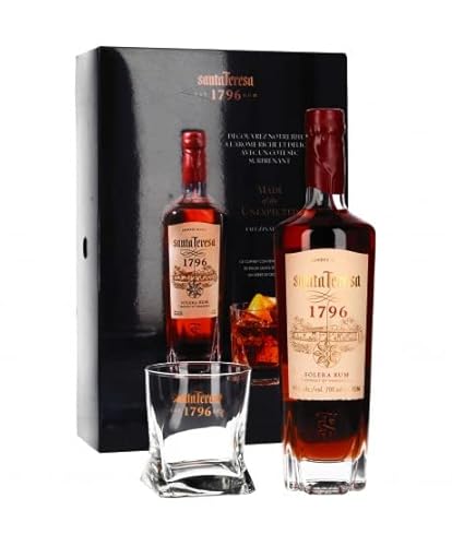 Santa Teresa 1796 Solera Rum 40% Vol. 0,7l in Geschenkbox mit Glas von Santa Teresa