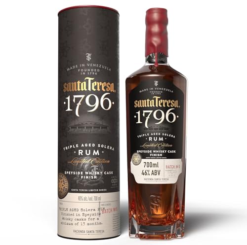 Santa Teresa 1796 Rum Speyside Whisky Cask Limited Edition, 46% Vol., 70cl/700ml von Santa Teresa