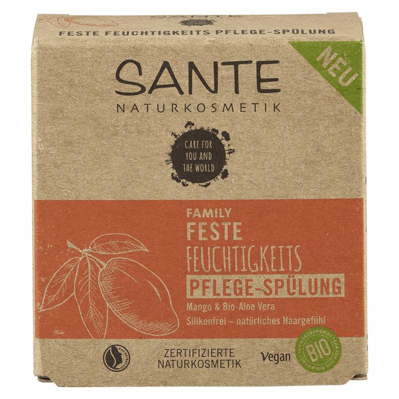 Feste Feuchtigkeits Pflege-Spülung von Sante Naturkosmetik