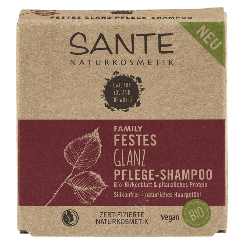 Festes Shampoo 2in1 Glanz von Sante Naturkosmetik