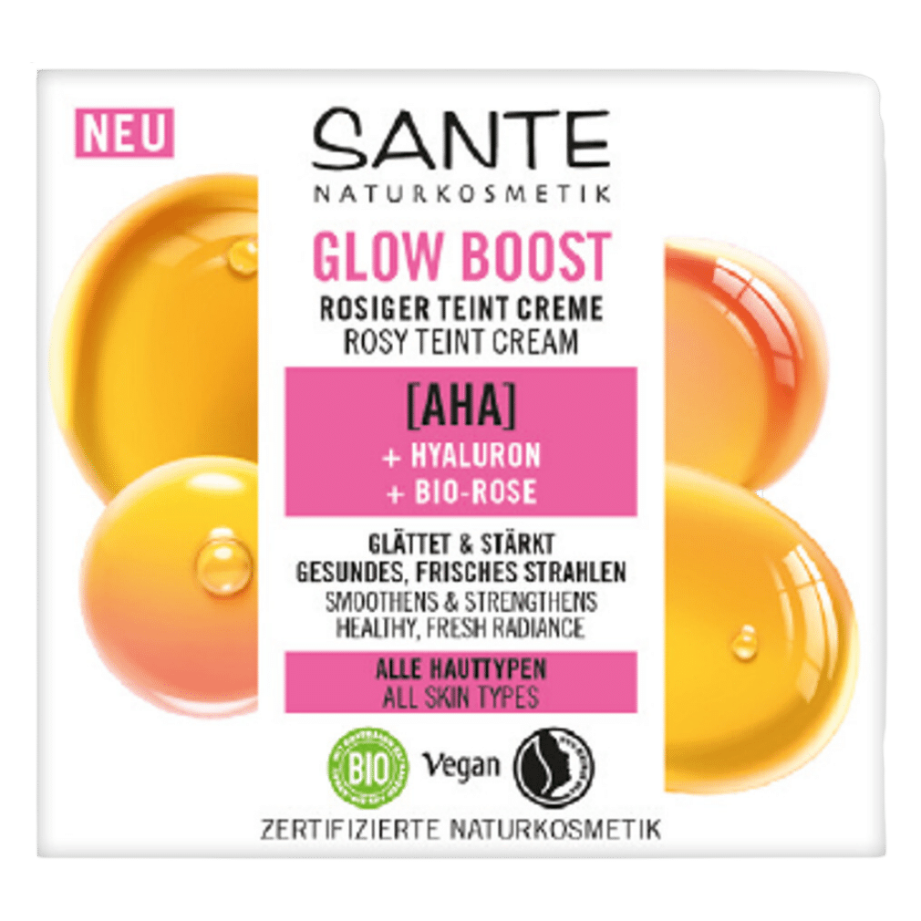 Glow Boost Creme rosiger Teint von Sante Naturkosmetik