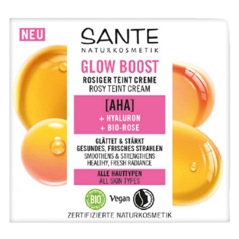 Glow Boost Creme rosiger Teint von Sante Naturkosmetik