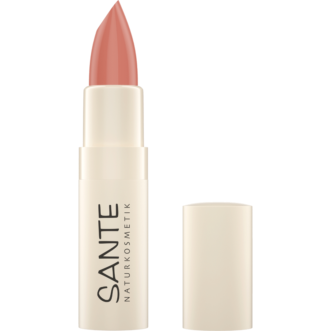 Moisture Lipstick 02 Coral Glaze von Sante Naturkosmetik