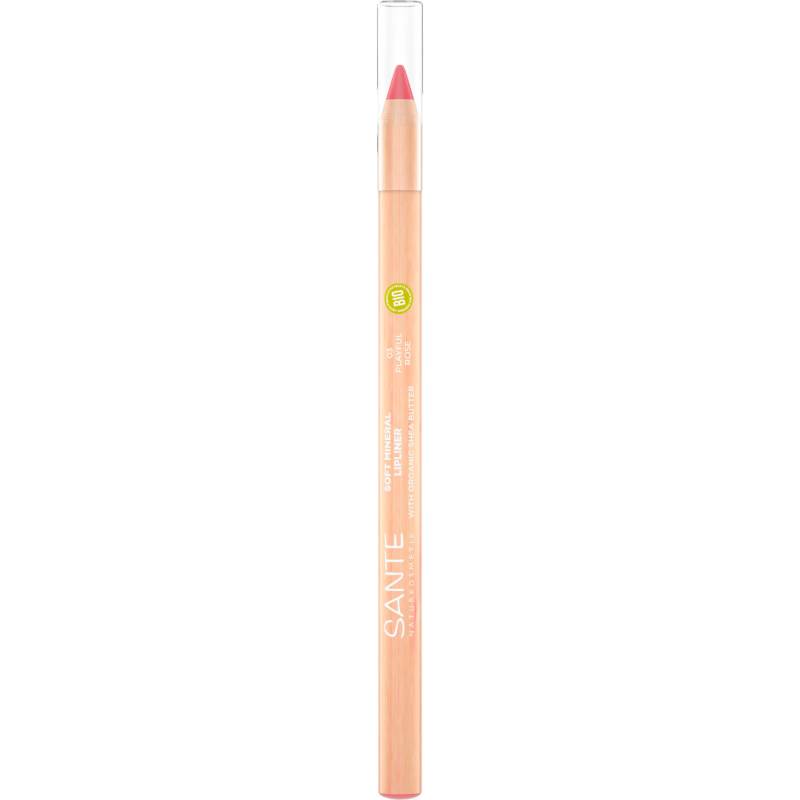 Soft Mineral Lipliner 03 Playful Rose von Sante Naturkosmetik