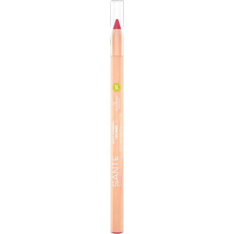 Soft Mineral Lipliner 04 Blooming Scarlet von Sante Naturkosmetik