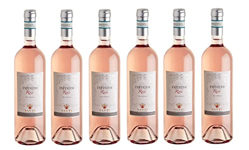 6x 0,75l - 2023er - Santi - Infinito - Rosé - Bardolino Chiaretto D.O.P. - Veneto - Italien - Rosé-Wein trocken von Santi