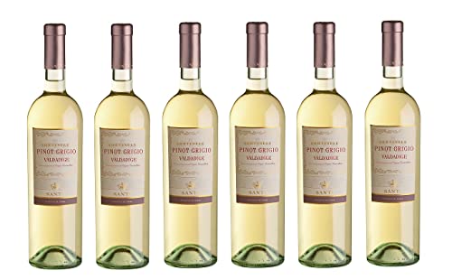 6x 0,75l - 2023er - Santi - Sortesele - Pinot Grigio - Valdadige D.O.P. - Veneto - Italien - Weißwein trocken von Santi