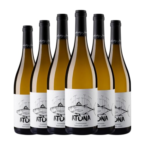 Santiago Jordi Atuna Chardonnay Somontano 75 cl (Schachtel mit 6 Flaschen von 75 cl) von Santiago Jordi