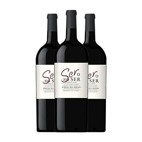 Santiago Jordi Ser O No Ser Tempranillo Ribera del Duero Magnum-Flasche 1,5 L (Schachtel mit 3 Magnum-Flasche von 1,5 L) von Santiago Jordi