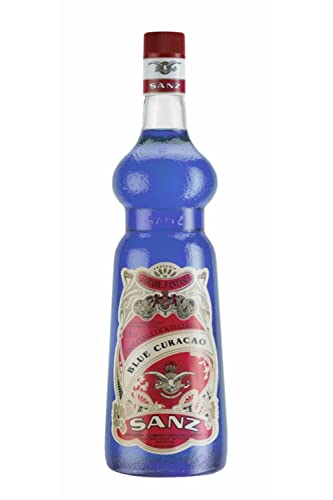 Blue Curaçao Sirup Sanz. 1,0L, alkoholfrei. von Sanz